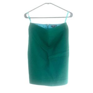 JCrew 00 Emerald Green Pencil Skirt